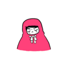 A person in a hood（個別スタンプ：10）