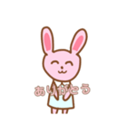 うさちゃんのヲタクスタンプ（個別スタンプ：3）