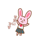 うさちゃんのヲタクスタンプ（個別スタンプ：4）