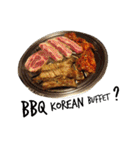 What we want to eat ？（個別スタンプ：40）