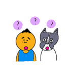 きよじ君とビビちゃん（個別スタンプ：1）