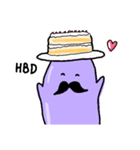 Mr. Purple Moustache（個別スタンプ：10）