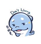 Little Blue Dolphin（個別スタンプ：13）