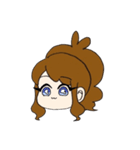 トーコちゃんの顔（個別スタンプ：1）