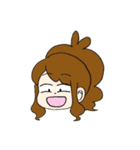 トーコちゃんの顔（個別スタンプ：5）