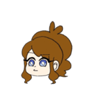 トーコちゃんの顔（個別スタンプ：8）