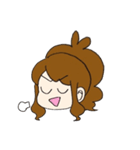 トーコちゃんの顔（個別スタンプ：9）