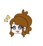 トーコちゃんの顔（個別スタンプ：15）