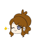トーコちゃんの顔（個別スタンプ：17）