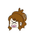 トーコちゃんの顔（個別スタンプ：18）