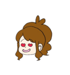 トーコちゃんの顔（個別スタンプ：23）