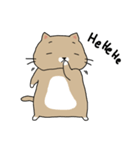 Slow Life of Chubby cat (English ver.)（個別スタンプ：7）