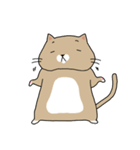 Slow Life of Chubby cat (English ver.)（個別スタンプ：10）