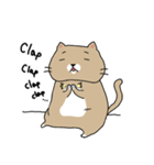 Slow Life of Chubby cat (English ver.)（個別スタンプ：21）