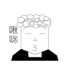 Curly hair guy（個別スタンプ：4）