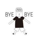 Curly hair guy（個別スタンプ：40）