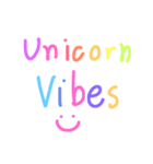 unicorn vibes（個別スタンプ：4）