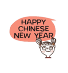 Happy Chinese New Year , Oh is happy.（個別スタンプ：1）