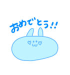 みずいろうさぎ（個別スタンプ：23）