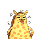 Prik Yuak : Chubby Giraffe (En)（個別スタンプ：22）