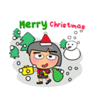 Momotaro.Merry Christmas.（個別スタンプ：21）