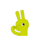 a unhappy rabbit（個別スタンプ：5）
