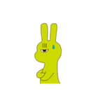 a unhappy rabbit（個別スタンプ：9）