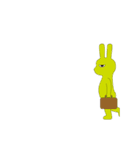a unhappy rabbit（個別スタンプ：18）