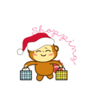 Happy new year_monkey_animated（個別スタンプ：3）