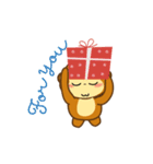 Happy new year_monkey_animated（個別スタンプ：16）