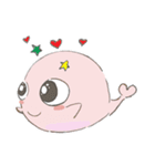 HEART the baby whale（個別スタンプ：6）