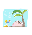 HEART the baby whale（個別スタンプ：14）