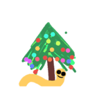 Christmas with Worm（個別スタンプ：1）