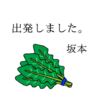 坂本のビジネスほうれん草（個別スタンプ：5）