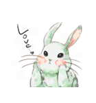 Lovely rabbit sticker！2<English version>（個別スタンプ：15）