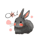 Lovely rabbit sticker！2<English version>（個別スタンプ：30）