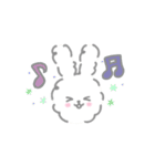 白いウサギ'ミルク'♡（個別スタンプ：15）