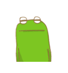 green frog with big eyes（個別スタンプ：8）