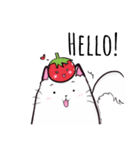 Sweet Fluffy Boo and Tomato（個別スタンプ：3）