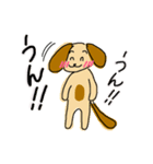 茶色い犬たちデス.2（個別スタンプ：21）