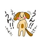 茶色い犬たちデス.2（個別スタンプ：22）