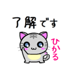 ひかる ねこ（個別スタンプ：24）