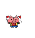 HAPPY キュートねこちゃん（個別スタンプ：6）