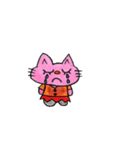 HAPPY キュートねこちゃん（個別スタンプ：8）