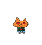 HAPPY キュートねこちゃん（個別スタンプ：9）