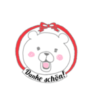 Polar bear in German（個別スタンプ：5）