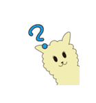アルパカっぽい生き物(仮)（個別スタンプ：4）