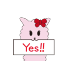 アルパカっぽい生き物(仮)（個別スタンプ：21）