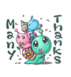 Kawaii Snail（個別スタンプ：5）