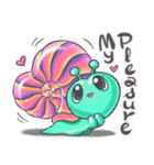 Kawaii Snail（個別スタンプ：10）